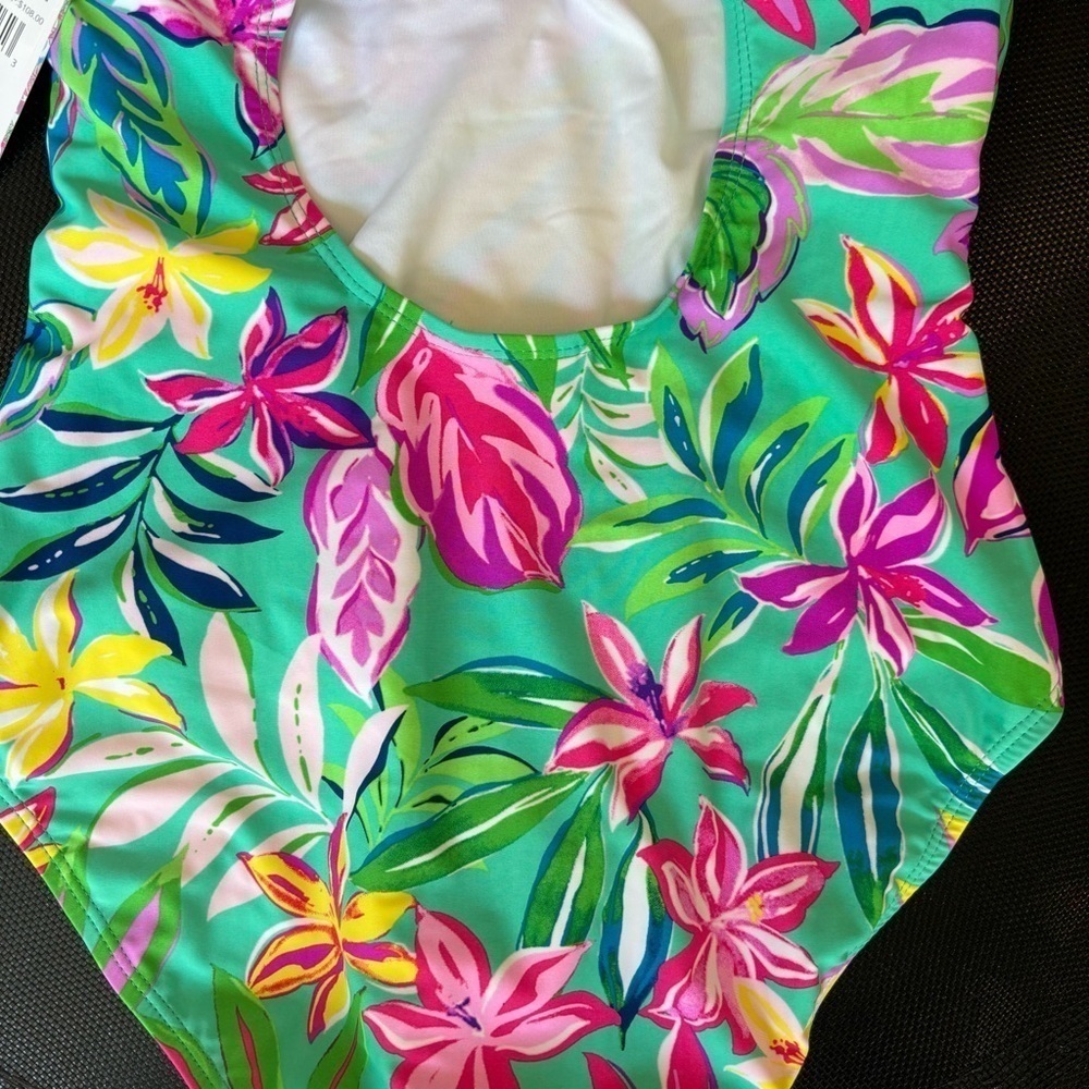 Stella Parker NWT Multi Color Floral One Piece Swimsuit - Picture 6 of 10